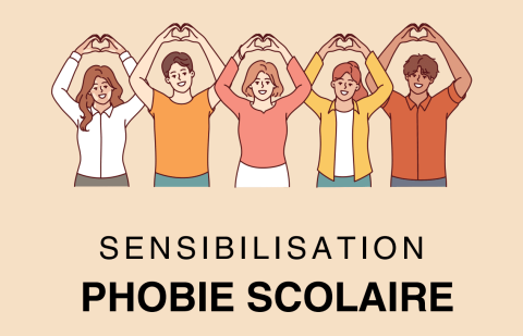 Illustration de présentation de la conférence sur la phobie scolaire